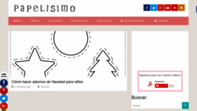What Papelisimo.es website looked like in 2019 (5 years ago)