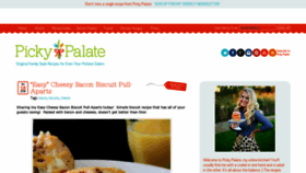 What Picky-palate.com website looked like in 2019 (5 years ago)