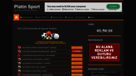 What Platinsport.com website looked like in 2019 (5 years ago)