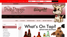 What Poshpuppyboutique.com website looked like in 2019 (5 years ago)