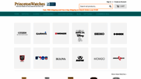 What Princetonwatches.com website looked like in 2019 (5 years ago)
