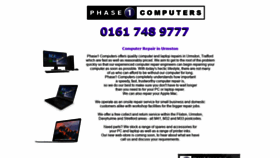 What Phase1computers.com website looked like in 2019 (5 years ago)