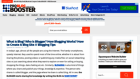 What Problogbooster.com website looked like in 2019 (5 years ago)