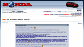 What Planete-honda.com website looked like in 2019 (5 years ago)