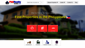 What Philrealtyglobal.com website looked like in 2019 (5 years ago)