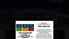 What Paulmerriman.com website looked like in 2019 (6 years ago)