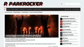 What Parkrocker.net website looked like in 2019 (5 years ago)