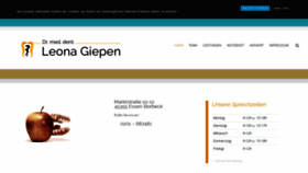 What Praxis-giepen.de website looked like in 2019 (5 years ago)