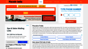 What Pincodeofindia.in website looked like in 2019 (5 years ago)