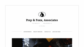 What Prepandfoxx.com website looked like in 2019 (5 years ago)