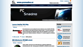 What Pcsnadno.cz website looked like in 2019 (5 years ago)