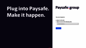 What Portal.paysafe.com website looked like in 2019 (5 years ago)