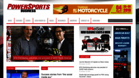 What Powersportsbusiness.com website looked like in 2019 (5 years ago)