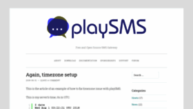 What Playsms.org website looked like in 2019 (5 years ago)