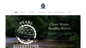 What Pearlriverkeeper.com website looked like in 2019 (5 years ago)