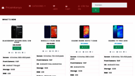 What Priceinkenya.com website looked like in 2019 (5 years ago)