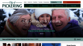 What Pickering.ca website looked like in 2019 (5 years ago)