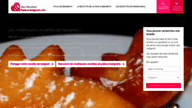 What Pate-a-beignet.info website looked like in 2019 (5 years ago)