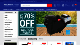 What Poolpartstogo.com website looked like in 2019 (5 years ago)