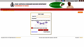 What Pdsodisha.gov.in website looked like in 2019 (5 years ago)