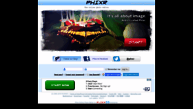 What Phixr.com website looked like in 2019 (5 years ago)