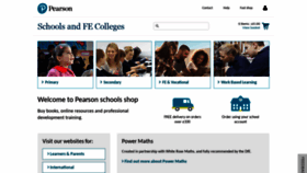 What Pearsonschoolsandfecolleges.co.uk website looked like in 2019 (5 years ago)