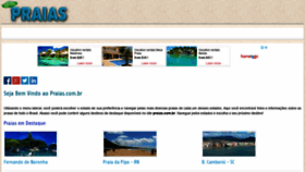 What Praias.com.br website looked like in 2019 (5 years ago)