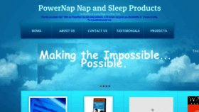 What Powernap.com website looked like in 2019 (5 years ago)