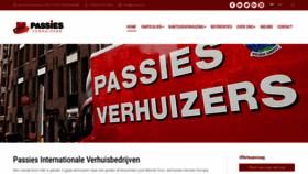 What Passies.nl website looked like in 2019 (5 years ago)
