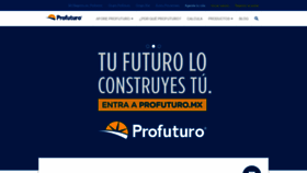 What Profuturo.mx website looked like in 2019 (5 years ago)