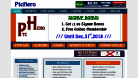 What Ptchero.com website looked like in 2019 (5 years ago)