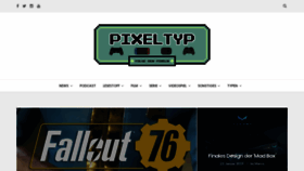 What Pixeltyp.net website looked like in 2019 (7 years ago)