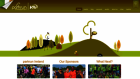 What Parkrun.ie website looked like in 2019 (5 years ago)