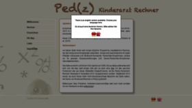 What Pedz.de website looked like in 2019 (5 years ago)