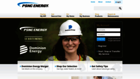 What Psncenergy.com website looked like in 2019 (5 years ago)