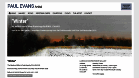 What Paulevans-artist.co.uk website looked like in 2019 (5 years ago)