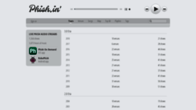 What Phish.in website looked like in 2019 (6 years ago)