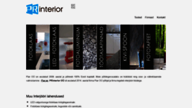What Printerior.ee website looked like in 2019 (5 years ago)
