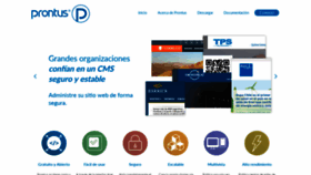 What Prontus.cl website looked like in 2019 (5 years ago)