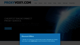 What Proxyvoxy.com website looked like in 2019 (5 years ago)