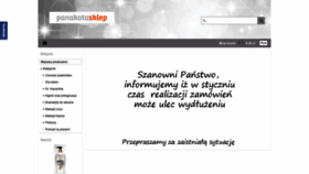 What Panakotasklep.pl website looked like in 2019 (5 years ago)