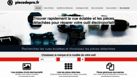 What Piecedepro.fr website looked like in 2019 (5 years ago)
