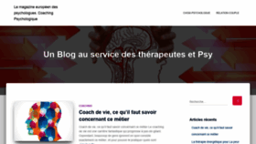 What Psycoach.eu website looked like in 2019 (5 years ago)
