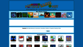 What Physicsgames.net website looked like in 2019 (5 years ago)