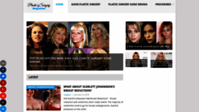 What Plasticsurgerymagz.com website looked like in 2019 (6 years ago)