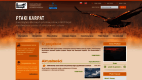 What Ptakikarpat.pl website looked like in 2019 (5 years ago)