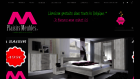 What Plaisirs-meubles.be website looked like in 2019 (5 years ago)