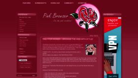 What Pinkbrowser.com website looked like in 2019 (5 years ago)