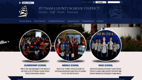 What Putnamschools.org website looked like in 2019 (5 years ago)