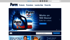 What Purex.com website looked like in 2019 (5 years ago)